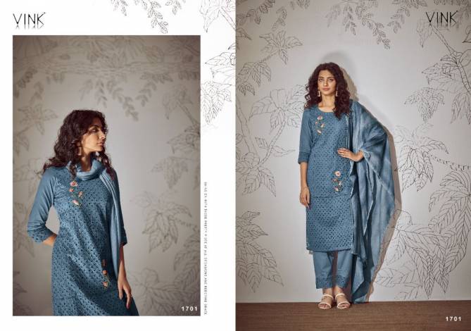 Vink Chikankari 3 Exclusive Wear Wholesale Readymade Suit Collection
